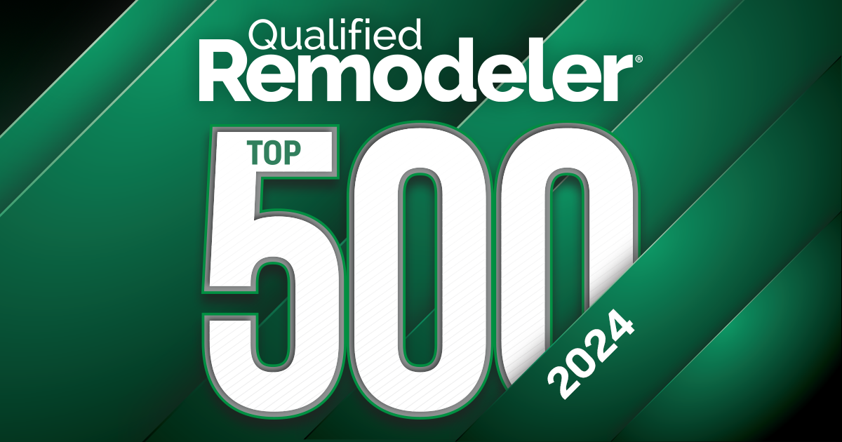 Nu-Face Celebrates Top 500 Remodeler Award: Ranked #320 in 2024!